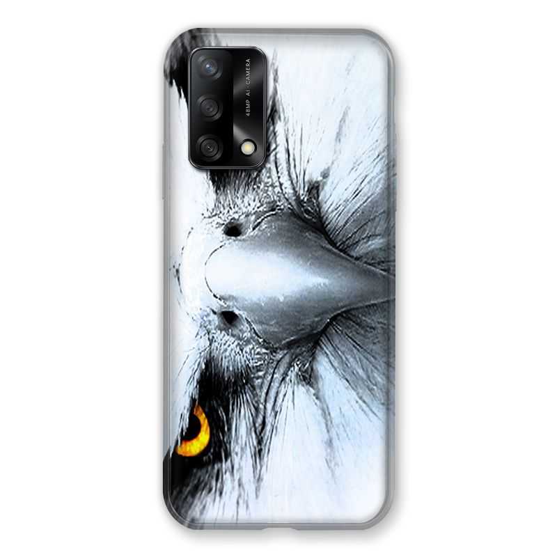 Coque Pour Oppo A54 5G / A74 5G Aigle Royal Blanc
