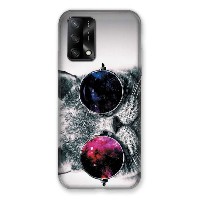 Coque Pour Oppo A54 5G / A74 5G Chat Fashion