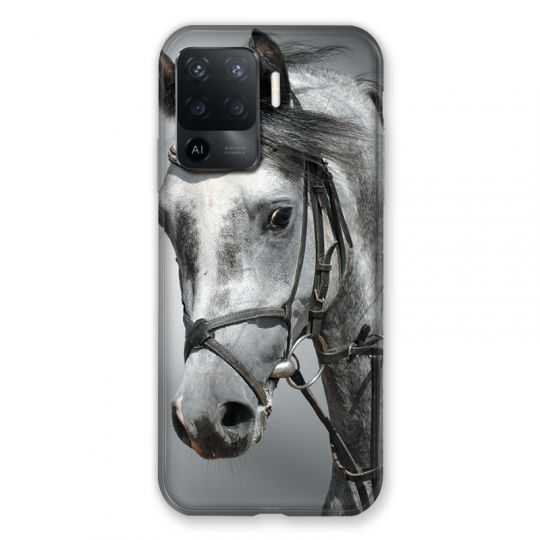 Coque Pour Oppo A94 5G Cheval Blanc