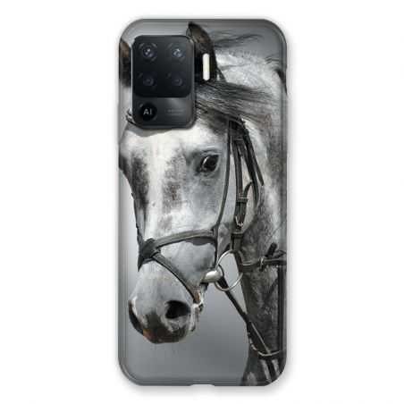 Coque Pour Oppo A94 5G Cheval Blanc