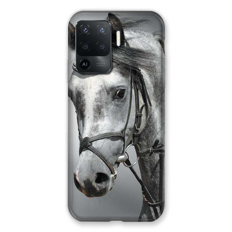 Coque Pour Oppo A94 5G Cheval Blanc