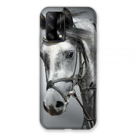 Coque Pour Oppo A54 5G / A74 5G Cheval Blanc