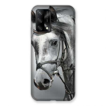 Coque Pour Oppo A54 5G / A74 5G Cheval Blanc