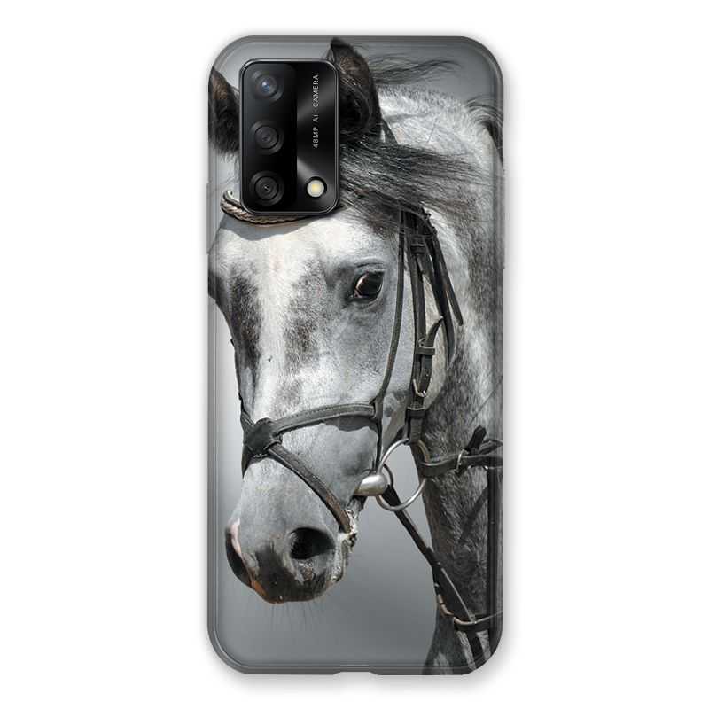 Coque Pour Oppo A54 5G / A74 5G Cheval Blanc