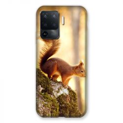 Coque Pour Oppo A94 5G Ecureuil Bois