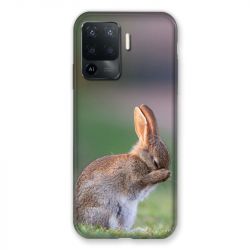 Coque Pour Oppo A94 5G Lapin Marron