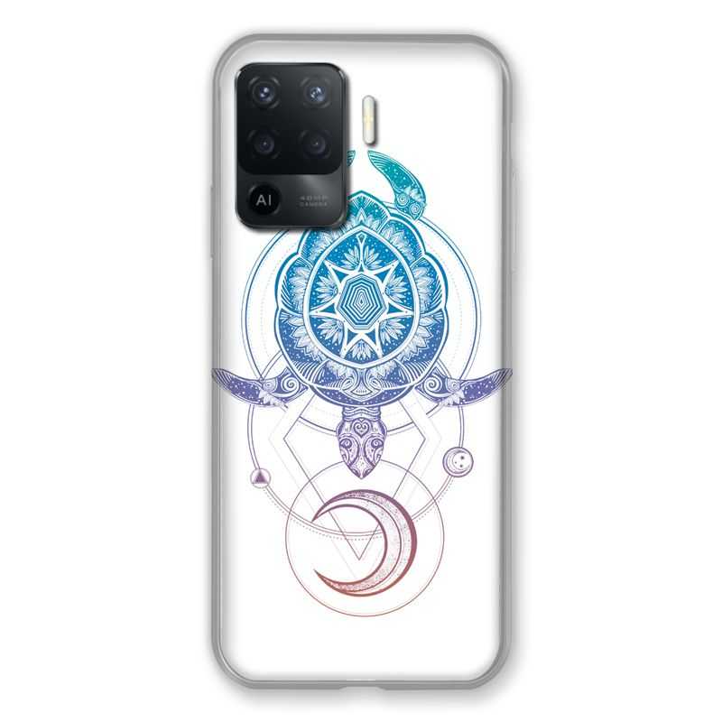 Coque Pour Oppo A94 5G Animaux Maori Tortue Color