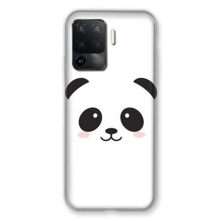 Coque Pour Oppo A94 5G Panda Blanc