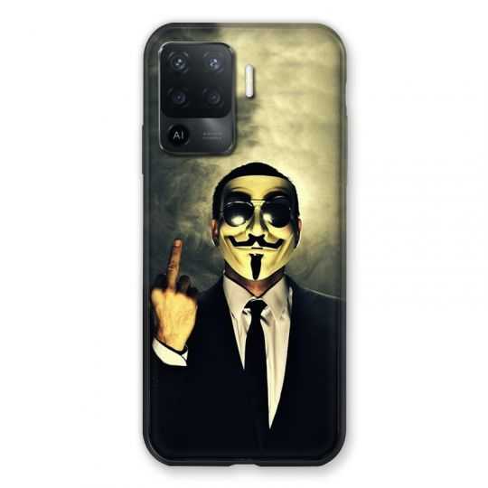 Coque Pour Oppo A94 5G Anonymous Doigt