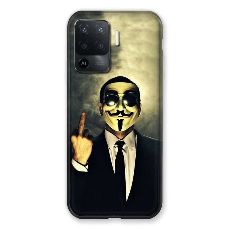 Coque Pour Oppo A94 5G Anonymous Doigt