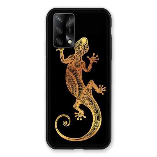 Coque Pour Oppo A54 5G / A74 5G Animaux Maori Lezard Noir