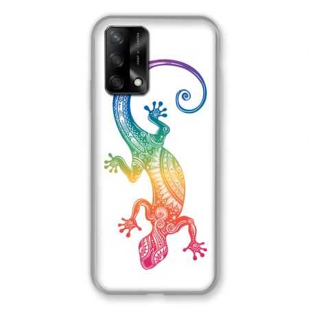Coque Pour Oppo A54 5G / A74 5G Animaux Maori Salamandre Color