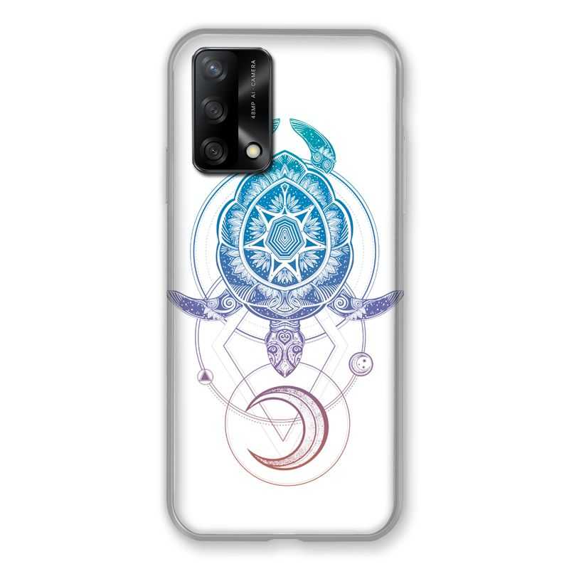 Coque Pour Oppo A54 5G / A74 5G Animaux Maori Tortue Color