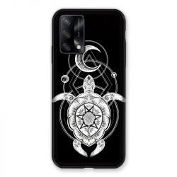 Coque Pour Oppo A54 5G / A74 5G Animaux Maori Tortue Noir