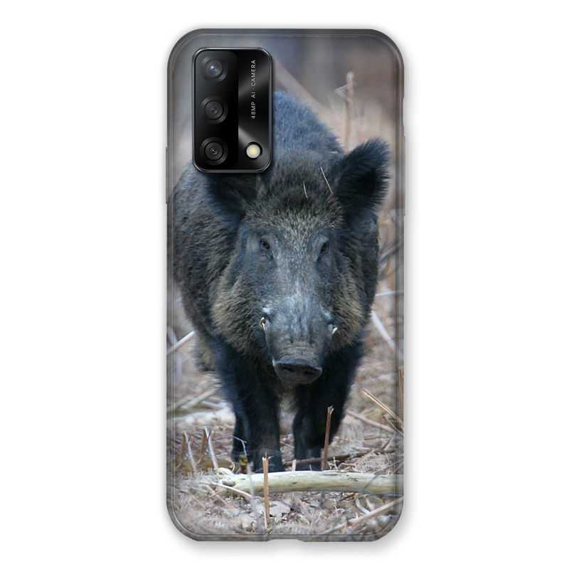 Coque Pour Oppo A54 5G / A74 5G Sanglier Pin