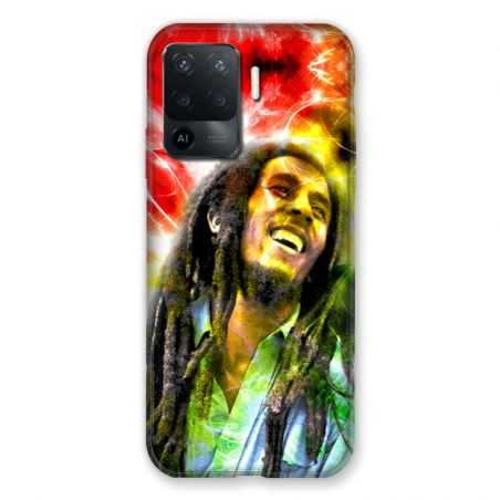 Coque Pour Oppo A94 5G Bob Marley Color