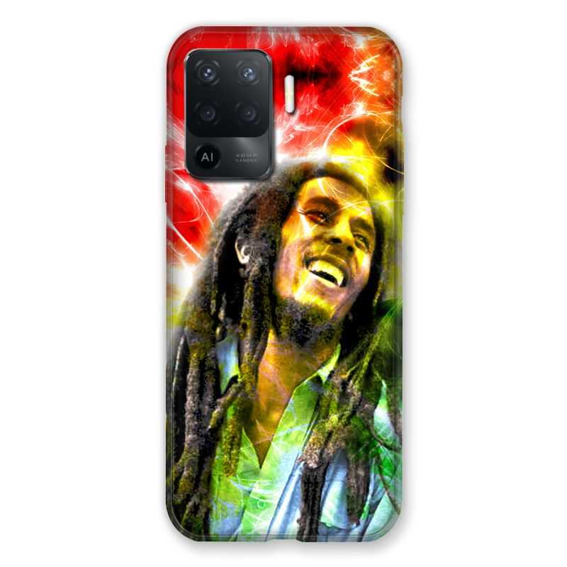 Coque Pour Oppo A94 5G Bob Marley Color