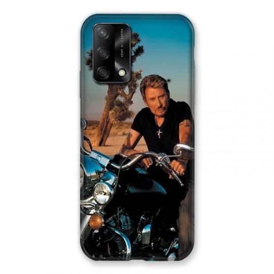 Coque Pour Oppo A54 5G / A74 5G Johnny Hallyday Moto