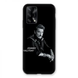 Coque Pour Oppo A54 5G / A74 5G Johnny Hallyday Noir