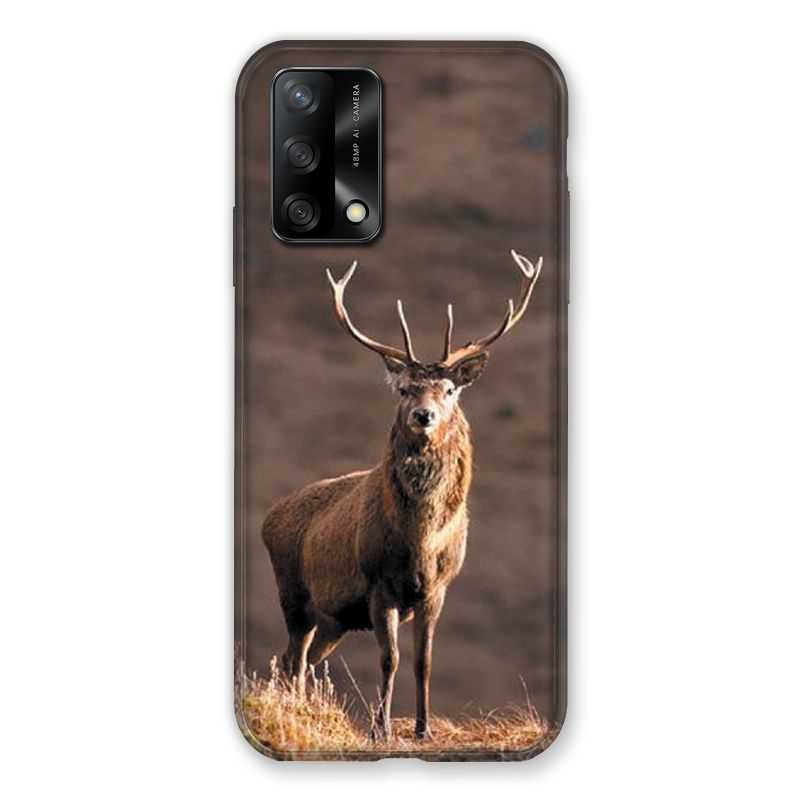 Coque Pour Oppo A54 5G / A74 5G Chasse Chevreuil Blanc