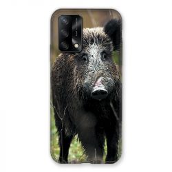 Coque Pour Oppo A54 5G / A74 5G Chasse Sanglier bois
