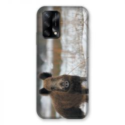 Coque Pour Oppo A54 5G / A74 5G Chasse Sanglier Neige