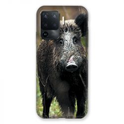 Coque Pour Oppo A94 5G Chasse Sanglier bois