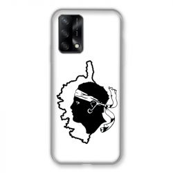 Coque Pour Oppo A54 5G / A74 5G Corse Blanc