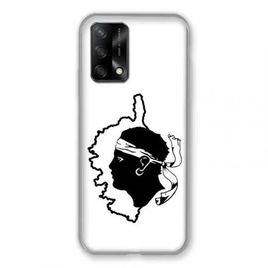 Coque Pour Oppo A54 5G / A74 5G Corse Blanc