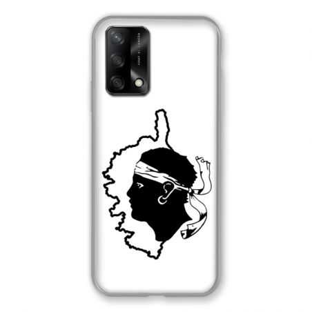Coque Pour Oppo A54 5G / A74 5G Corse Blanc