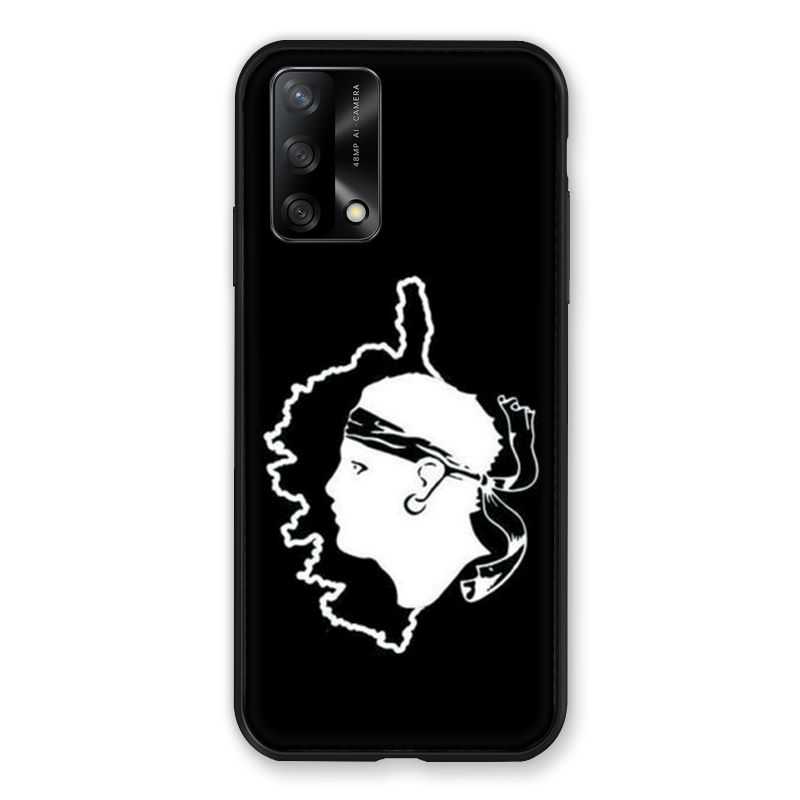 Coque Pour Oppo A54 5G / A74 5G Corse Noir