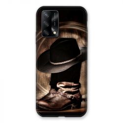 Coque Pour Oppo A54 5G / A74 5G Cow Boy Chapeau
