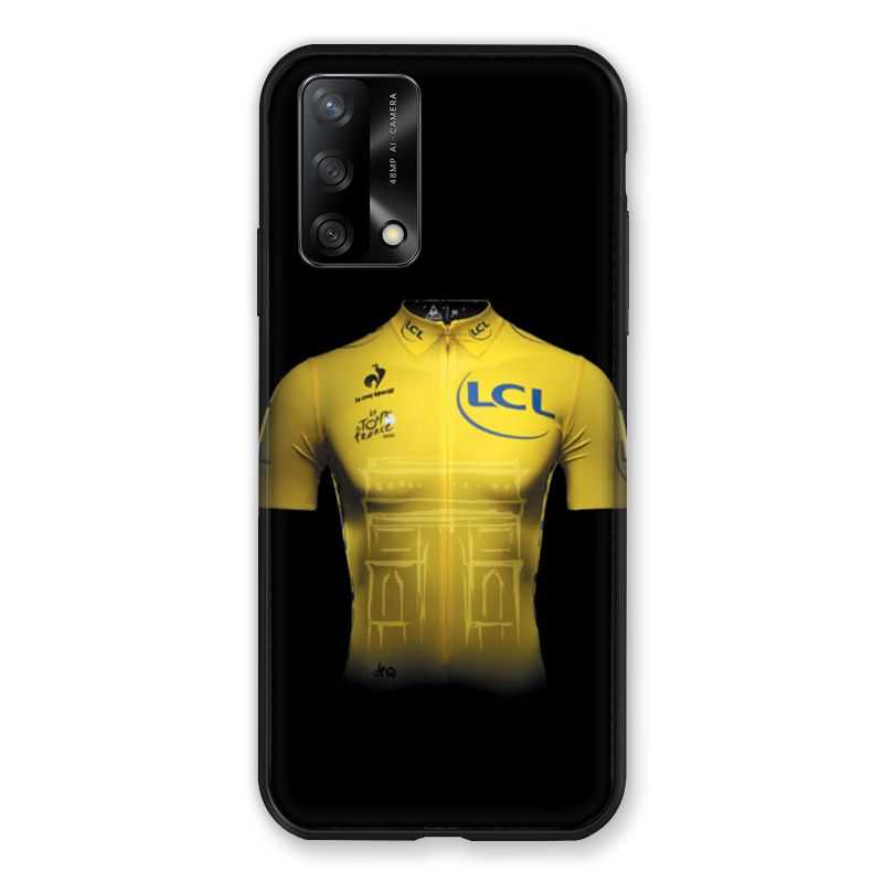 Coque Pour Oppo A54 5G / A74 5G Cyclisme Maillot Jaune