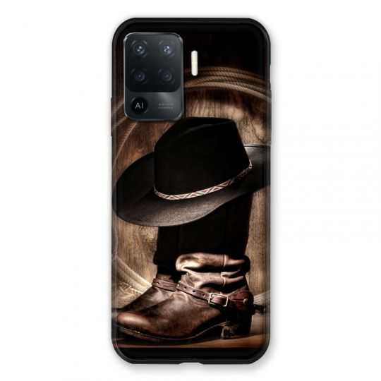Coque Pour Oppo A94 5G Cow Boy Chapeau