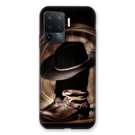 Coque Pour Oppo A94 5G Cow Boy Chapeau