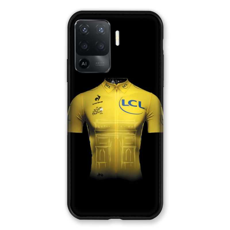 Coque Pour Oppo A94 5G Cyclisme Maillot Jaune