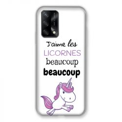 Coque Pour Oppo A54 5G / A74 5G Decale Licornes