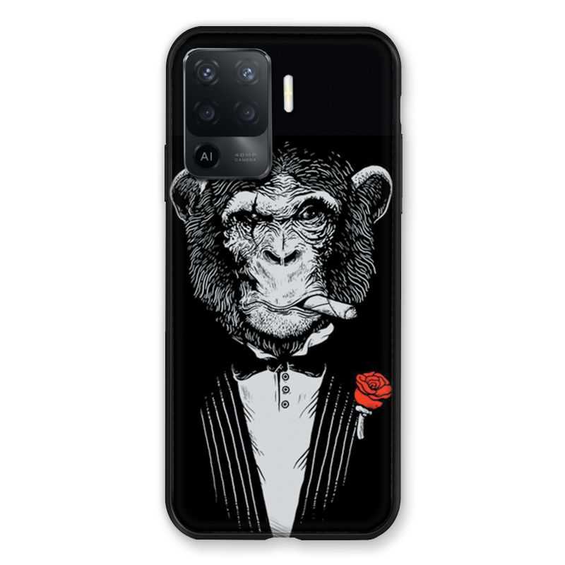 Coque Pour Oppo A94 5G Decale Singe Mafia