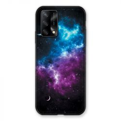 Coque Pour Oppo A54 5G / A74 5G Univers Bleu Violet