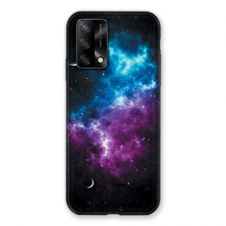 Coque Pour Oppo A54 5G / A74 5G Univers Bleu Violet