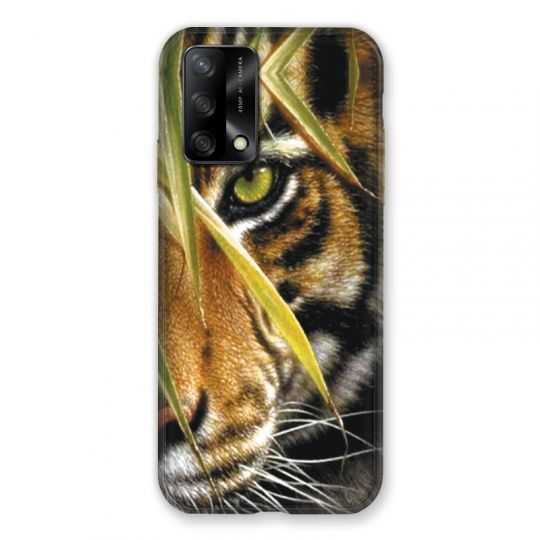 Coque Pour Oppo A54 5G / A74 5G Oeil Tigre