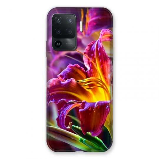 Coque Pour Oppo A94 5G Fleur Lys Color