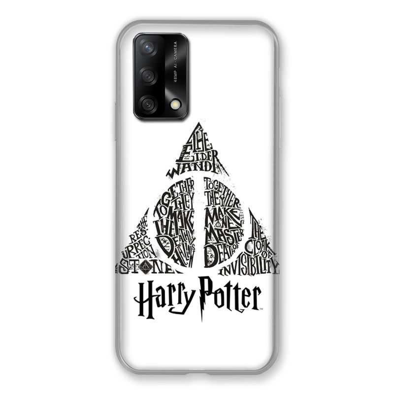 Coque Pour Oppo A54 5G / A74 5G WB License Harry Potter Triangle Blanc