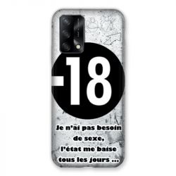Coque Pour Oppo A54 5G / A74 5G Humour 18 Ans