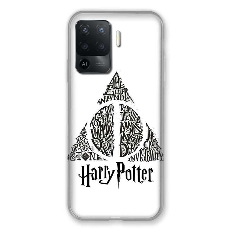 Coque Pour Oppo A94 5G WB License Harry Potter Triangle Blanc