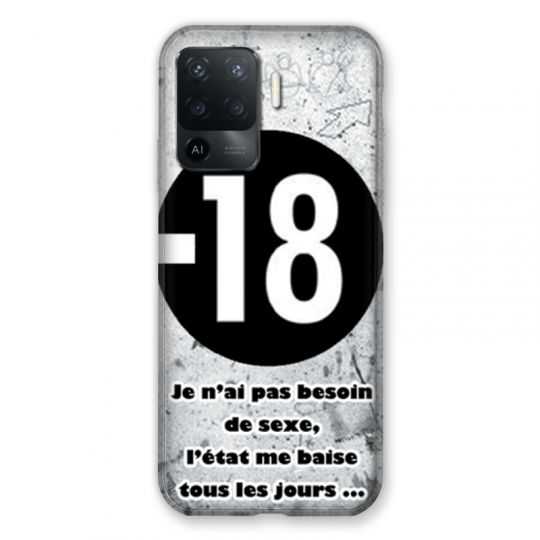 Coque Pour Oppo A94 5G Humour 18 Ans