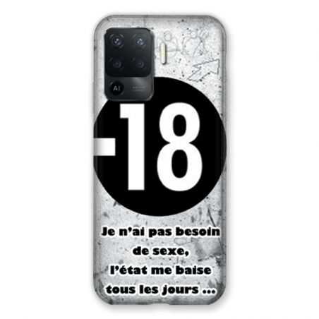 Coque Pour Oppo A94 5G Humour 18 Ans