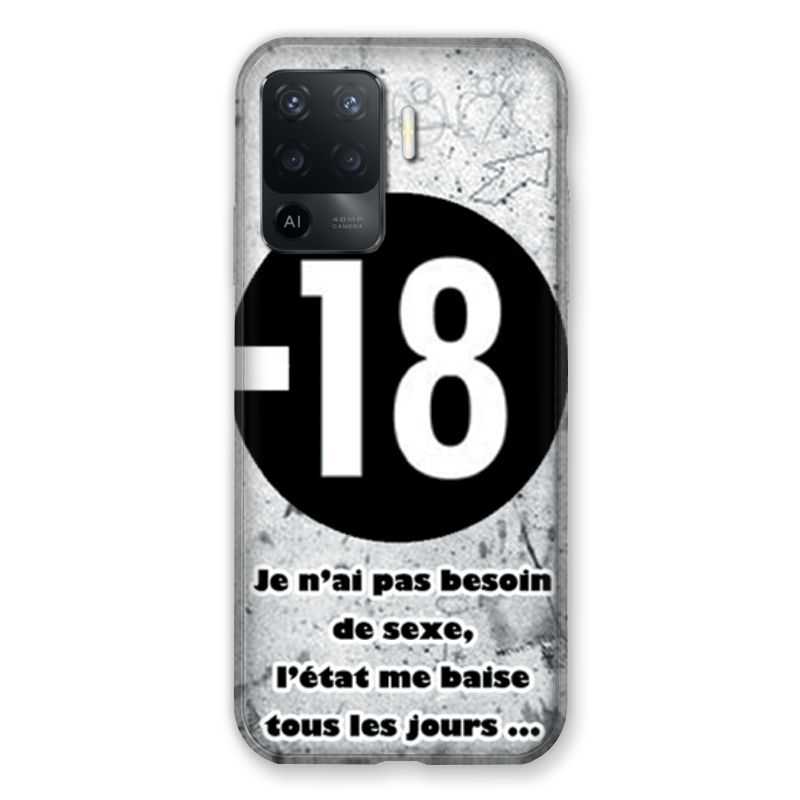 Coque Pour Oppo A94 5G Humour 18 Ans