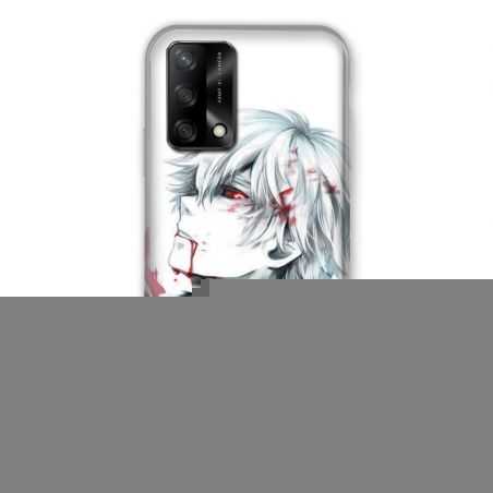 Coque Pour Oppo A54 5G / A74 5G Manga Kaneki Blanc