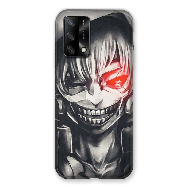 Coque Pour Oppo A54 5G / A74 5G Manga Kaneki Noir